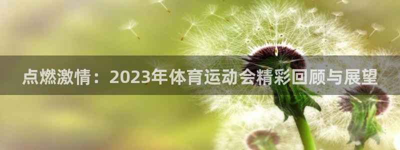 米兰体育在线：点燃激情：2023年体育运动会精彩回顾与展望